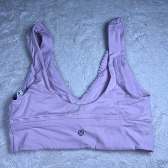 Lululemon Women's  Align Tank Top Lavender V Neck Racerback Size 6 Preowned - Picture 4 of 8